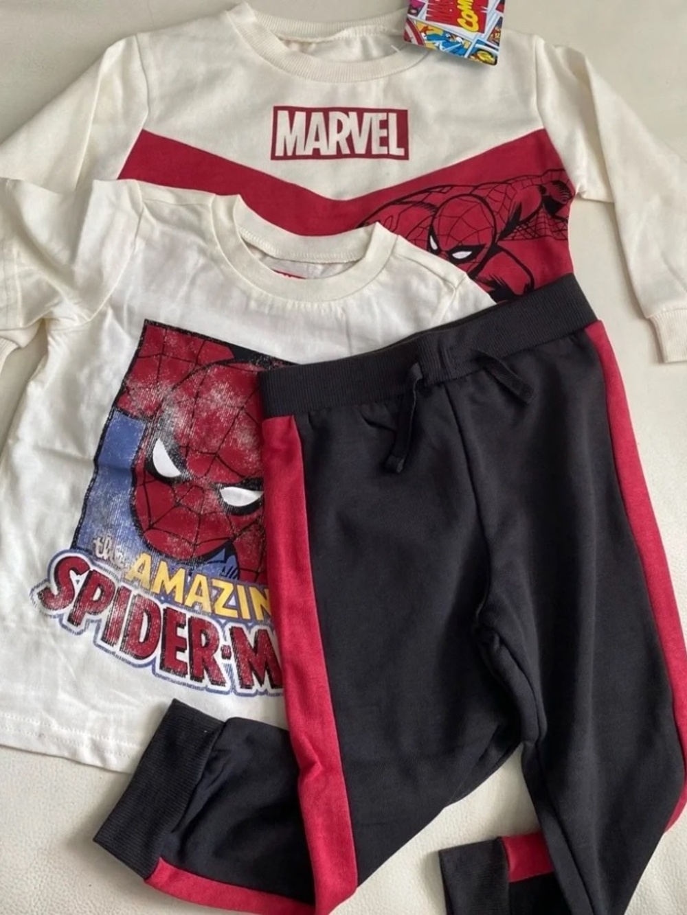 Spiderman cure boy outfit 3 pieces included 0044